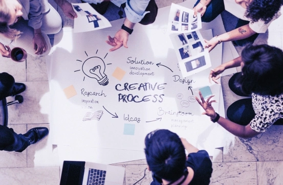 Startup Business Team Brainstorming